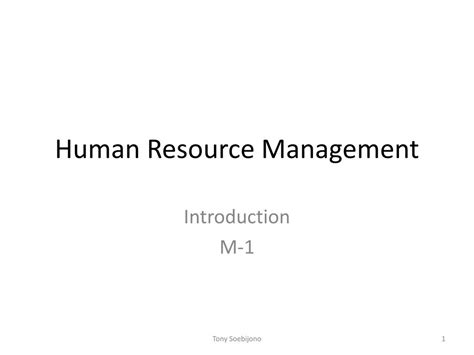 Ppt Human Resource Management Powerpoint Presentation Free Download