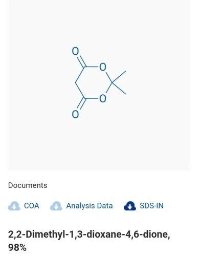 2 2 Dimethyl 1 3 Dioxane 4 6 Dione At Rs 3805 Kg Uppal Hyderabad