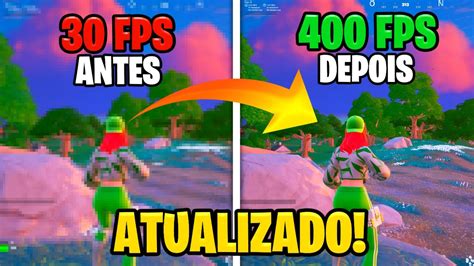 COMO AUMENTAR MUITO O FPS DO FORTNITE CAPÍTULO 4 TEMPORADA 5 COMO