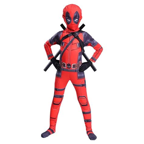 Kids Deadpool Costume Cosplay Deadpool Cosplay Costumes Children ...