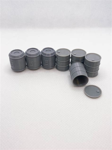 28mm Scale Sci Fi Cask Barrels Set Of 10 Etsy