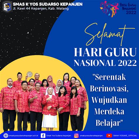 Selamat Hari Guru 2022 Sma Katolik Yos Sudarso