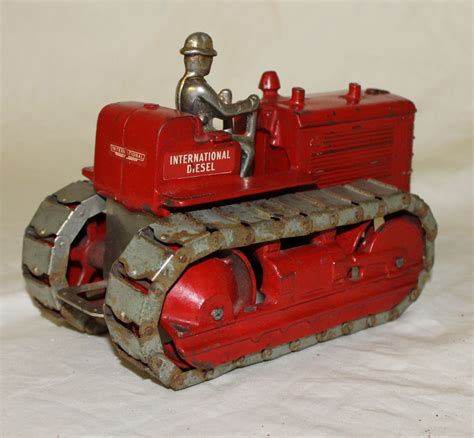 Bargain John's Antiques | Cast Iron International Trac-Tractor Caterpillar Toy - Bargain John's ...