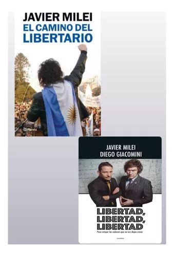 El Camino Del Libertario Libertad Pack X2 Javier Milei Envío Gratis