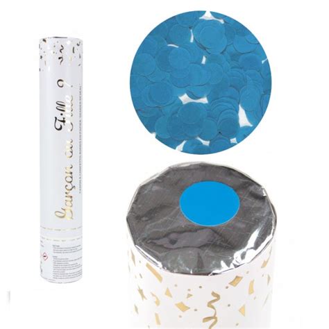 Canon Confetti Gender Reveal Bleu Cm F Te En Folie