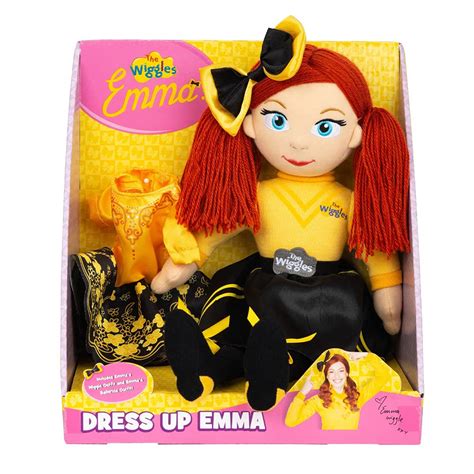 Buy The Wiggles Toys Emma Wiggle Dress Up Doll Plush 40cm Tall