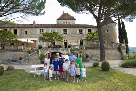 Photo La famille royale danoise réunie au château de Cayx près de