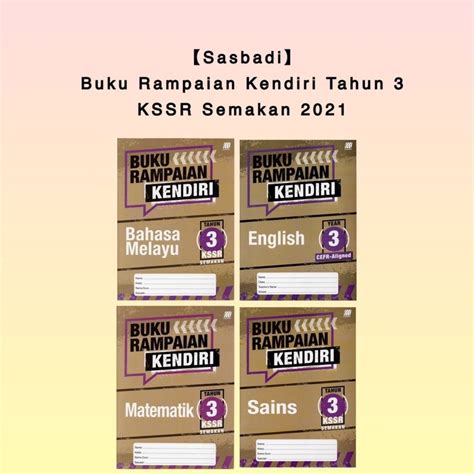 Sasbadibuku Latihan Buku Rampaian Kendiri Tahun Kssr Semakan