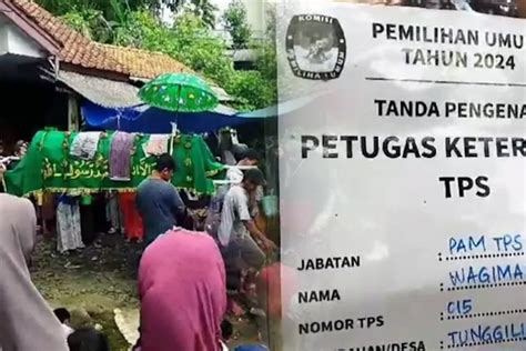 Diduga Akibat Kelelahan Seorang PAM TPS 15 Di Pangandaran Meninggal