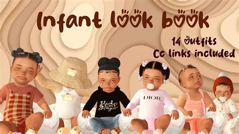 The Sims Infant Cc Look Book Youtube