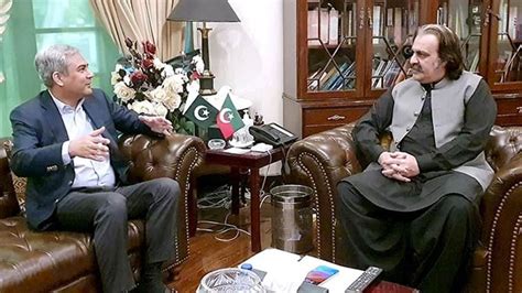 Kp Cm Ali Gandapur Meets Federal Interior Minister Mohsin Naqvi