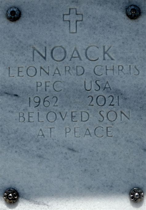 Leonard Chris Lennie Noack 1962 2021 Find A Grave Memorial