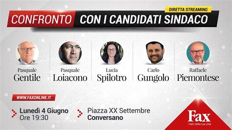 CONVERSANO Confronto Tra I Candidati Sindaco 2018 YouTube