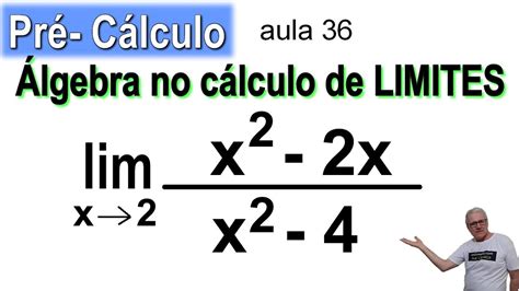 GRINGS PRÉ CÁLCULO Importância da ÁLGEBRA no cálculo de LIMITES