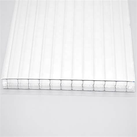 Transparent Skylight Pc Twin Wall Hollow Polycarbonate Roofing Sheet