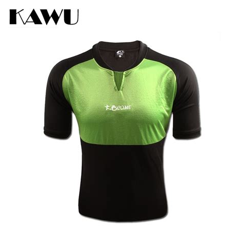 KAWU Football Jerseys Sport Running T Shirt Jersey Soccer Breathable