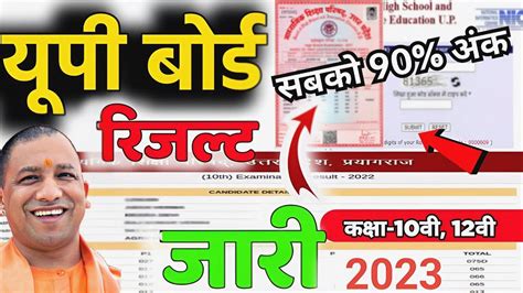 💥up Board Result 2023 10th 12th Result Upmsp यूपी बोर्ड 10वी 12वी