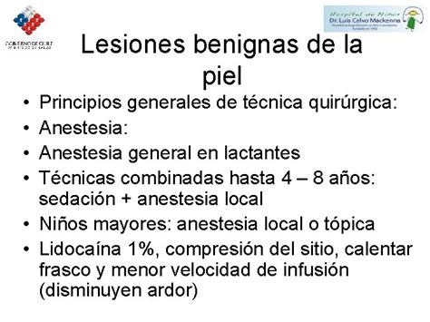 Ciruga De Lesiones Benignas De La Piel Y