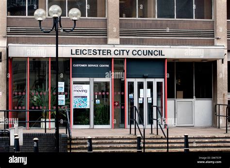 Leicester City Council Building New Walk Leicester England Uk Stock