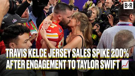 Travis Kelce's Chiefs Jersey Sales See Massive Spike After Taylor Swift