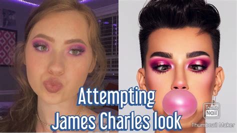 Attempting To Re Create James Charles Look Youtube