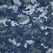 US Navy NWU Digital Blue Nylon Cotton Twill Camouflage Fabric By The