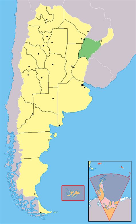 Mapa Da Província De Corrientes Argentina Mapasblog