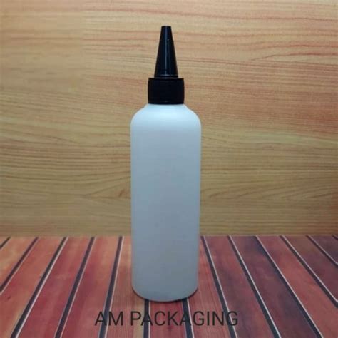 Jual Botol Tinta Ml Botol Ml Hdpe Tutup Kerucut Hitam Putih