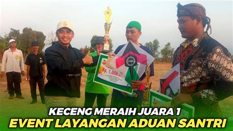 DIHADIRI WAKIL WALIKOTA KECENG SUKSES MENJUARAI LAYANGAN ADUAN