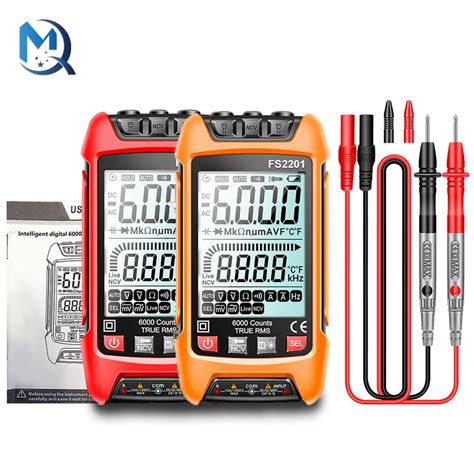 Mult Metro Digital De Rango Autom Tico FS2201 2202 Tester 9999