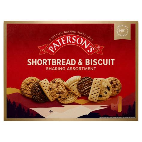 Paterson S Shortbread And Biscuit Sharing Assortment 400g Sweet Biscuits Iceland Foods