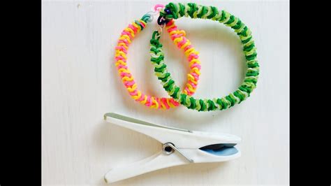 Diy Il Bracciale Con Elastici Pi Facile Del Mondo Con Molletta By