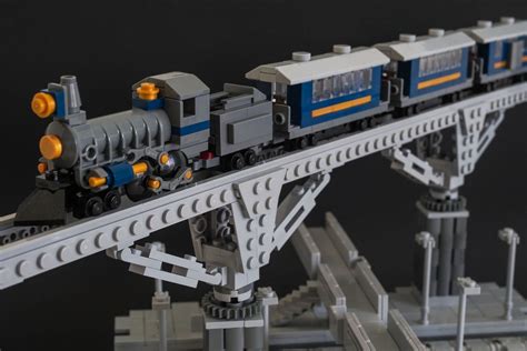 Blue Train Lego Trains Micro Lego Lego Display