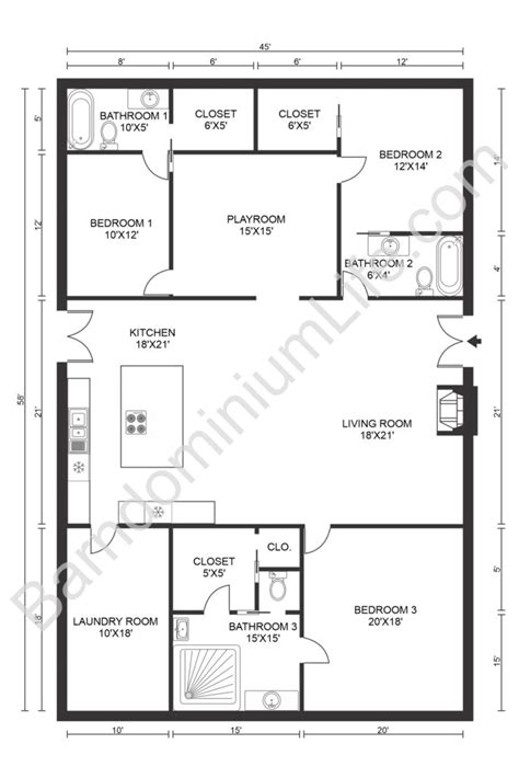 Texas Best Construction Barndominium Floor Plans | Viewfloor.co