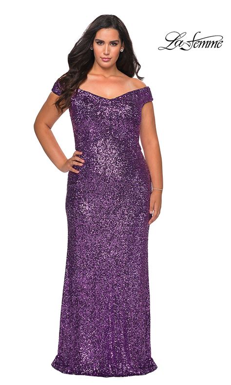 Plus Size Purple Formal Gowns Purple Plus Party Dresses