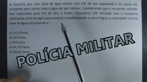 Pol Cia Militar S Quest Es De Concurso Youtube