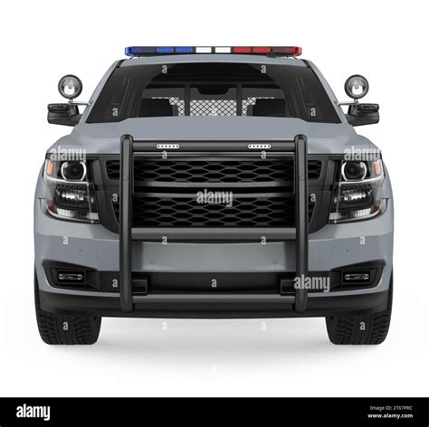 Police Car Isolated Stock Photo Alamy