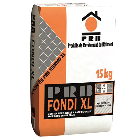 Prb Fondi Xl Mortier Fibr All G Base De Chaux