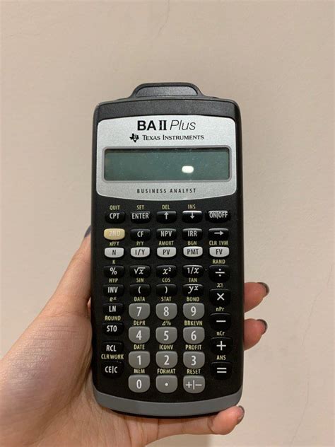 Texas Instruments Ba Ii Plus Financial Calculator Mobile Phones