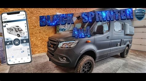 STEALTH CAMPER ALARMANLAGE WOHNMOBIL 2023 BLACK SPRINTER VAN 4x4 VIP