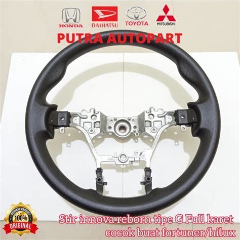 Jual Baru Stir Setir Innova Reborn Fortuner Vrz Hilux Revo Full Karet