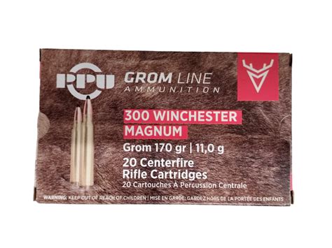 Naboj PPU 300 Win Mag GROM 11 0g