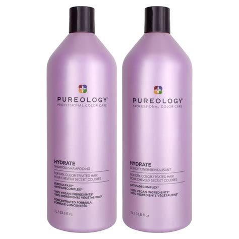 Pureology Hydrate Shampoo And Conditioner Liter Set Limited Edition Beauty Care Choices