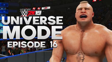 Wwe K Universe Mode The Brock Lesnar Experience Youtube