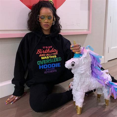 Rihanna Celebrates Her 31st Birthday In Vetements