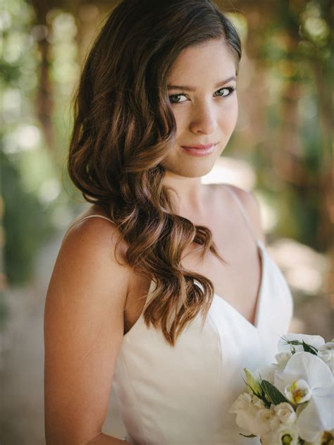 Side Curls Hairstyles For Wedding