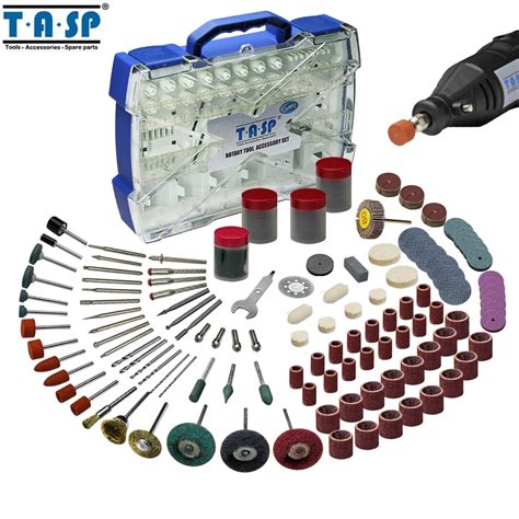 TASP 268pcs Electric Mini Drill Bit Accessories Set Abrasive Tools