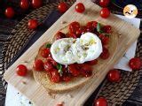 Bruschetta De Tomate Asado Y Burrata Receta Petitchef