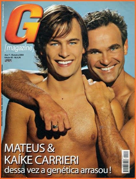 G Magazine 085 Mateus Carrieri E Kaike Carrieri Real Dad And Son