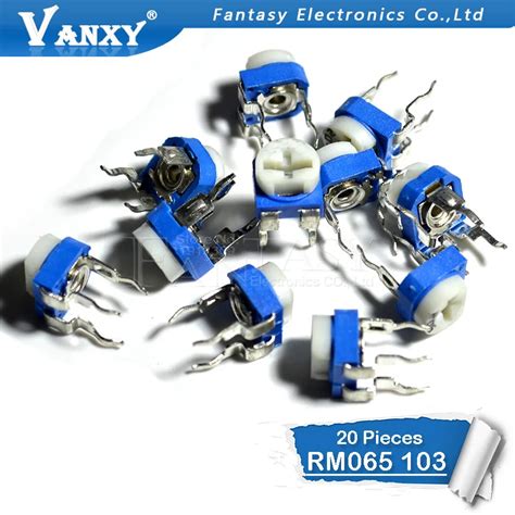 20PCS RM065 RM 065 10K Ohm 103 RM065 103 Trimpot Trimmer Potentiometer